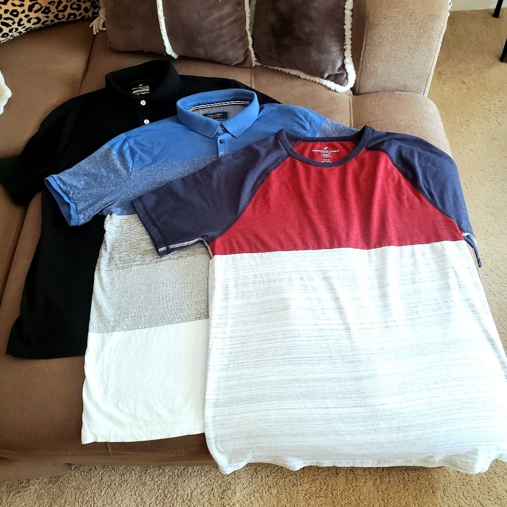 3-Pack Short Sleeved Shirt Bundle